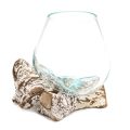 Molten Glass on Whitewashed Wood - Bowl, Small