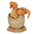 Anne Stokes Incense Cone Burner - Hatching Dragon, Yellow