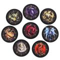 Anne Stokes Coaster Set, 8-piece - Dragons of the Sabbats