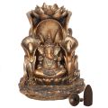 Bronze Backflow Incense Burner - Ganesh 