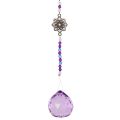 Hanging Crystal - Lotus, Purple