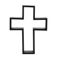 Crucifix Shelving Display - Black