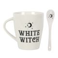 Mug and Spoon Set - White