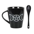 Mug and Spoon Set - Black