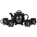 Ceramic Cauldron Tea Set - Witches Brew