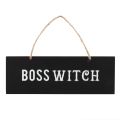 Wall Sign - Boss Witch