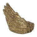 Candle Holder - Single Angel Wing, Gold