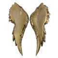 Angel Wings, Large - Antique Gold