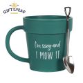 Pot Mug and Shovel Spoon - Sexy and I Mow It