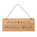 Hanging Sign, Engraved - Kitchen Witch