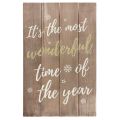 Wooden Plaque - It's the Most Wonderful Time of the Year